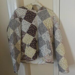 Floral Quilt Patchwork Jacket